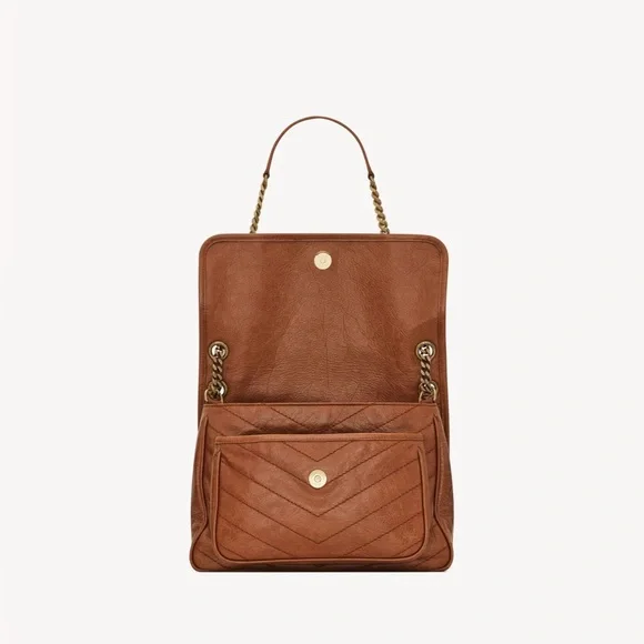 Saint Laurent Niki Medium in Vintage Leather, Light Caramel - Picture 7 of 14